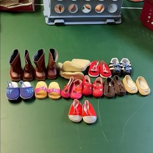 American girl doll/bitty baby shoes